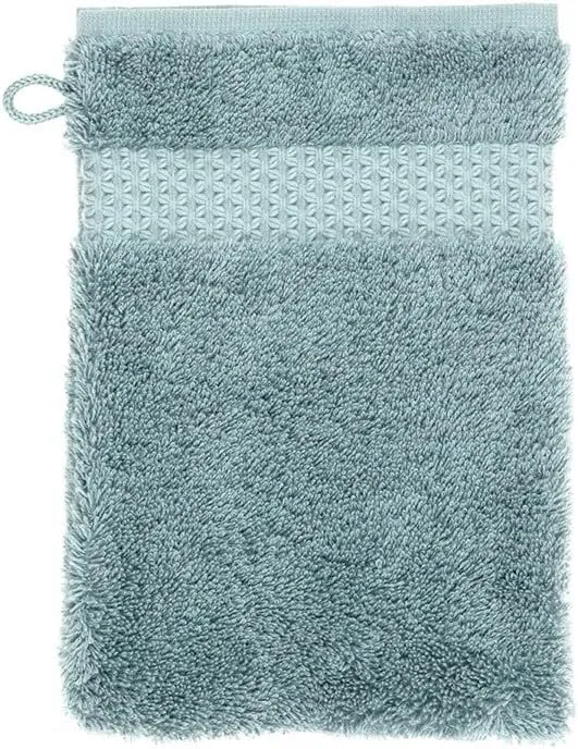 Yves Delorme Etoile Fjord Bath Mitt | 100% Organic Cotton | Luxury Towel from Turkey