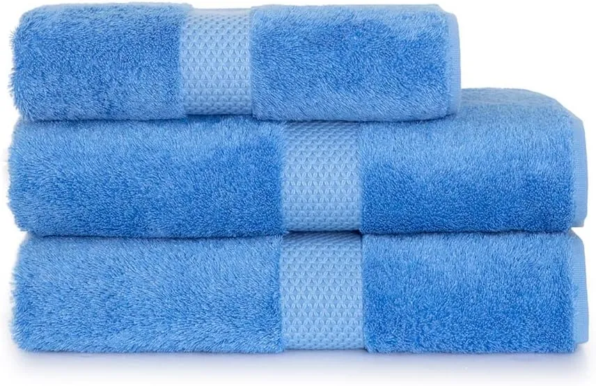 Yves Delorme Etoile Fjord Hand Towel | 100% Organic Cotton | Luxury Towel from Turkey