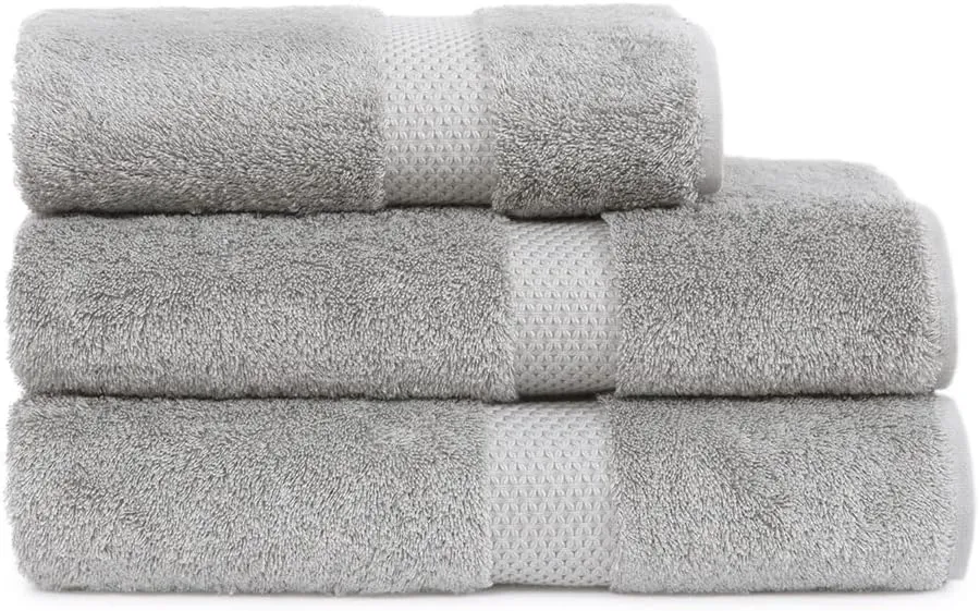 Yves Delorme Etoile Fjord Washcloth | 100% Organic Cotton | Luxury Towel from Turkey