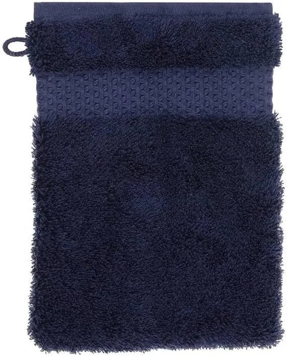 Yves Delorme Etoile Marine Bath Mitt | 100% Organic Cotton | Luxury Towel from Turkey