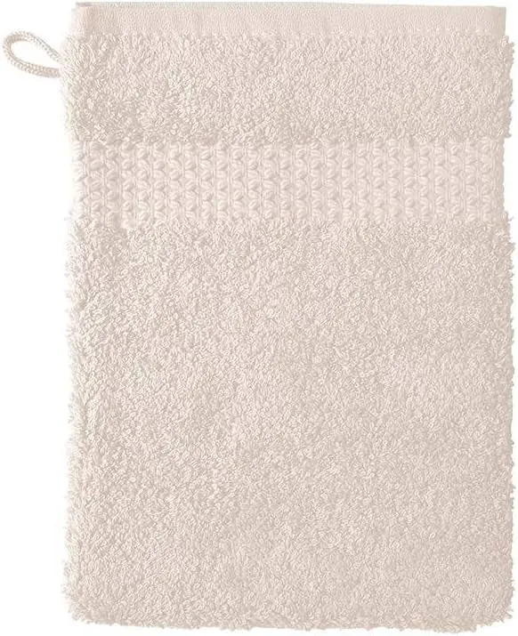 Yves Delorme Etoile Nacre Bath Mitt | 100% Organic Cotton | Luxury Towel from Turkey