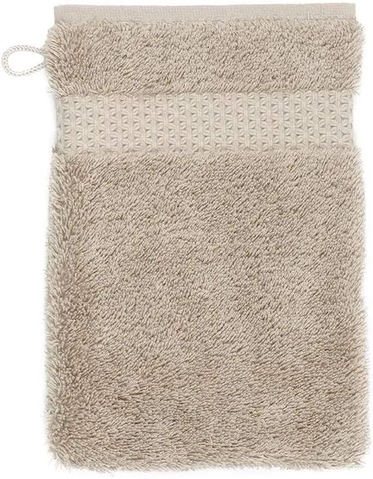 Yves Delorme Etoile Pierre Bath Mitt | 100% Organic Cotton | Luxury Towel from Turkey