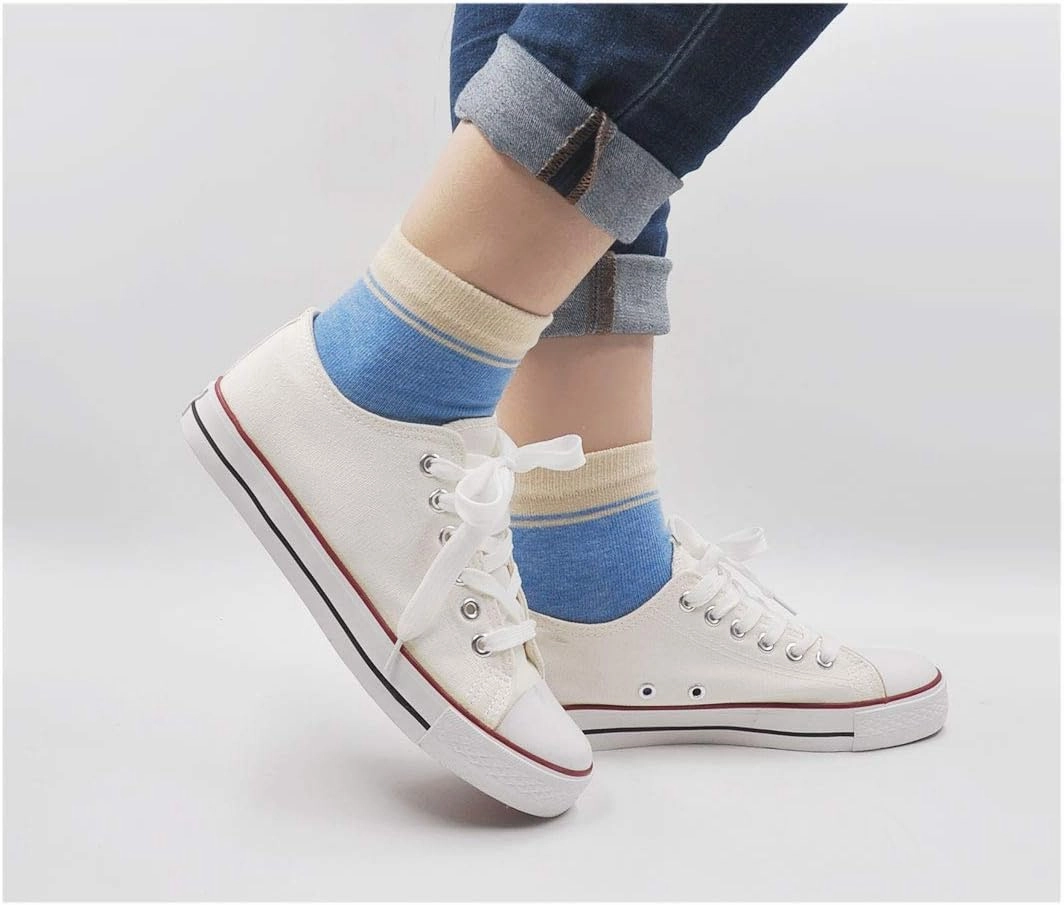 ZAKASA Womens Toe Socks Funny Cat Dog Print Cotton Five Finger Socks Novelty Athletic Running Crew Ankle Socks Size 6-9