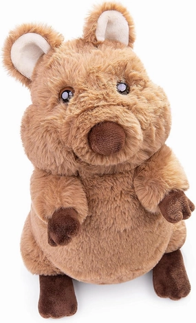 ZHONGXIN MADE Quokka Plush Toy - Realistic Quokka Stuffed Animals, Lifelike Short Tail Kangaroo Animals Stuffed Toys Birthday Gifts for Kids, 12Inches