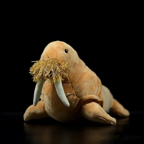 ZHONGXIN MADE Walrus Plush Toy - Simulation Walrus Stuffed Animal, 12inch Soft Marine Animals Aquarium Walrus, as Gift for Your Kids