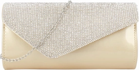 ZLMBAGUS Evening Clutch Purse Bag Party Prom Wedding Envelope Crossbody Handbags