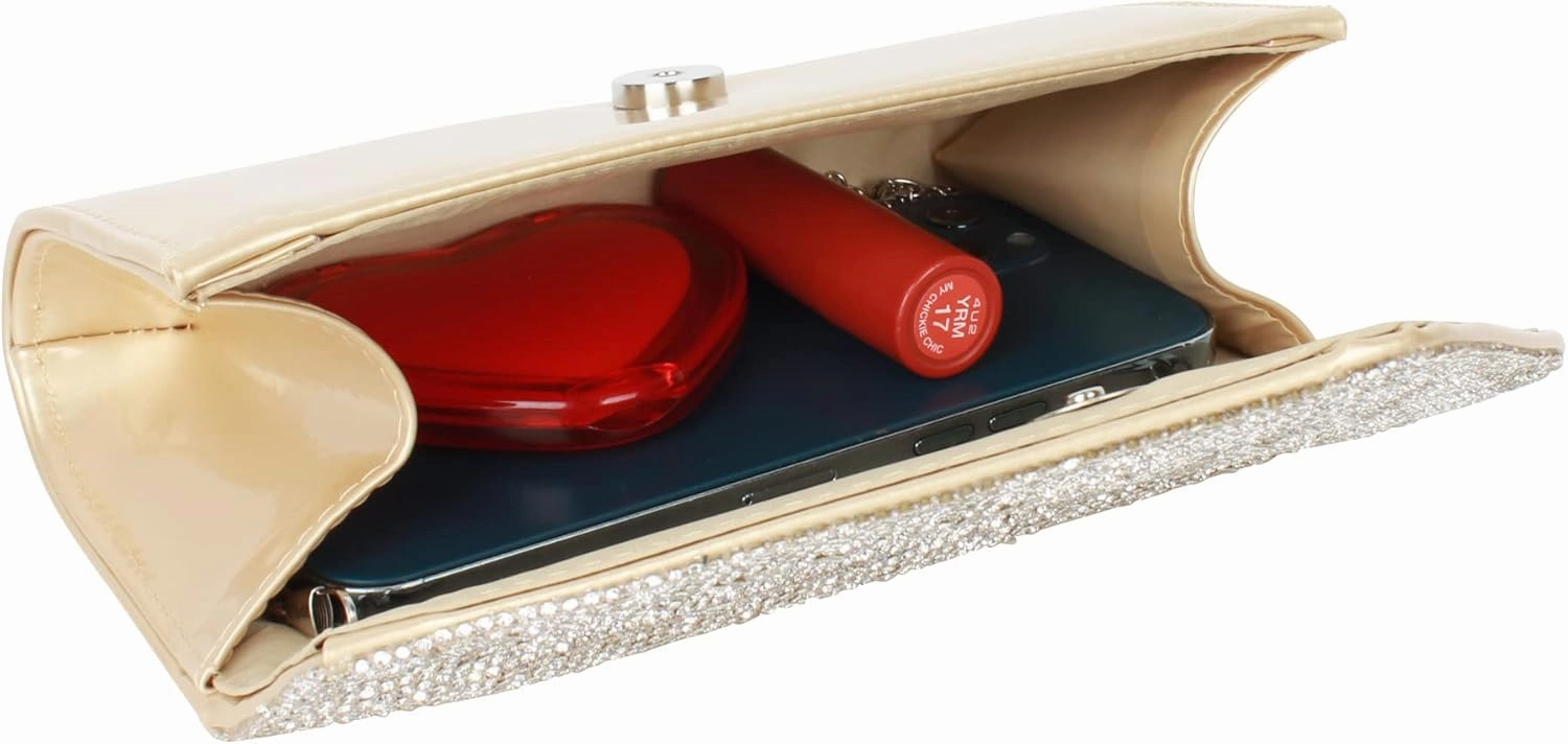 ZLMBAGUS Evening Clutch Purse Bag Party Prom Wedding Envelope Crossbody Handbags