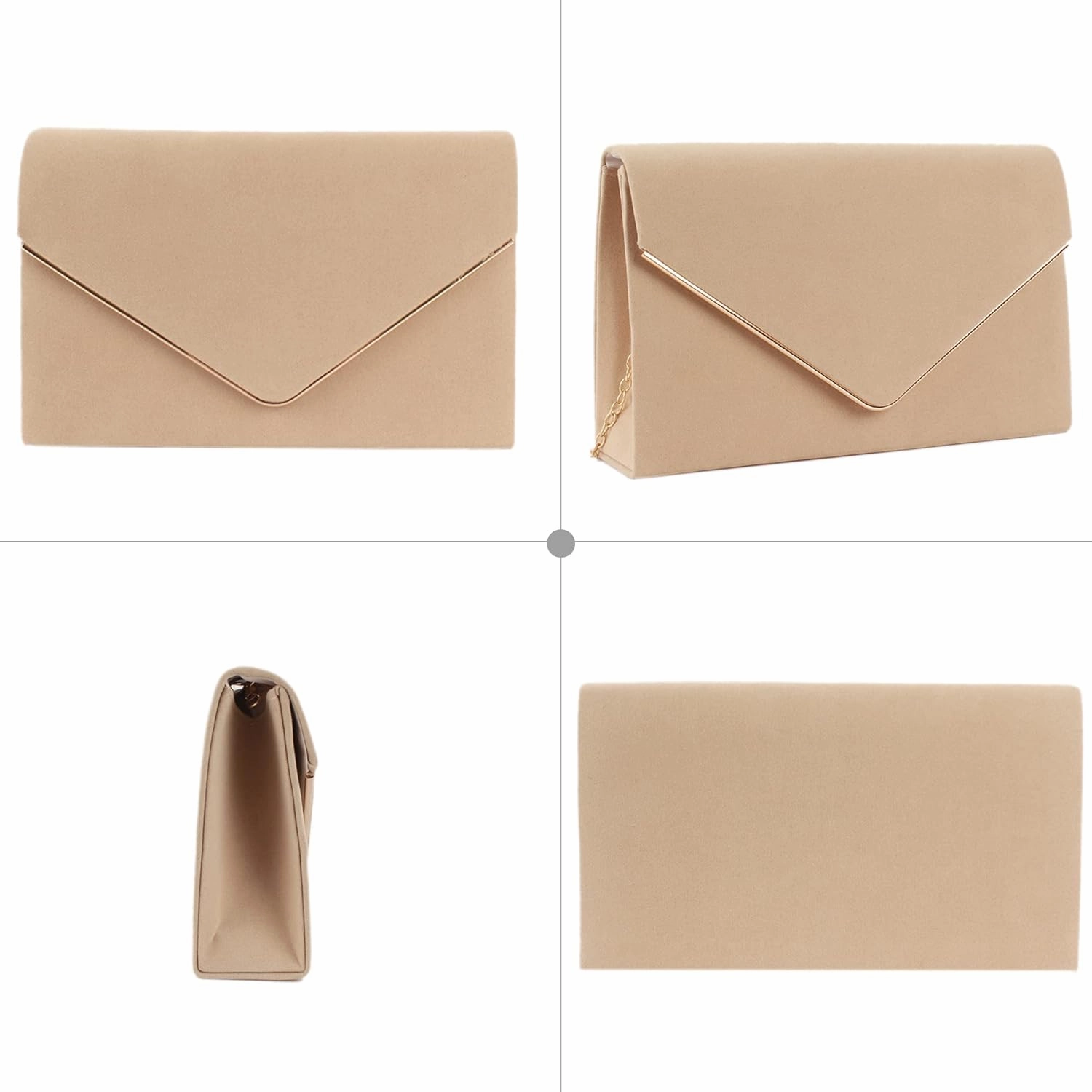 ZLMBAGUS Evening Clutch Purse Bag Party Prom Wedding Envelope Crossbody Handbags