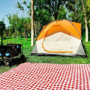 ZSQ Person Family Camping Tent Portable Lightweight Waterproof Cabana Beach